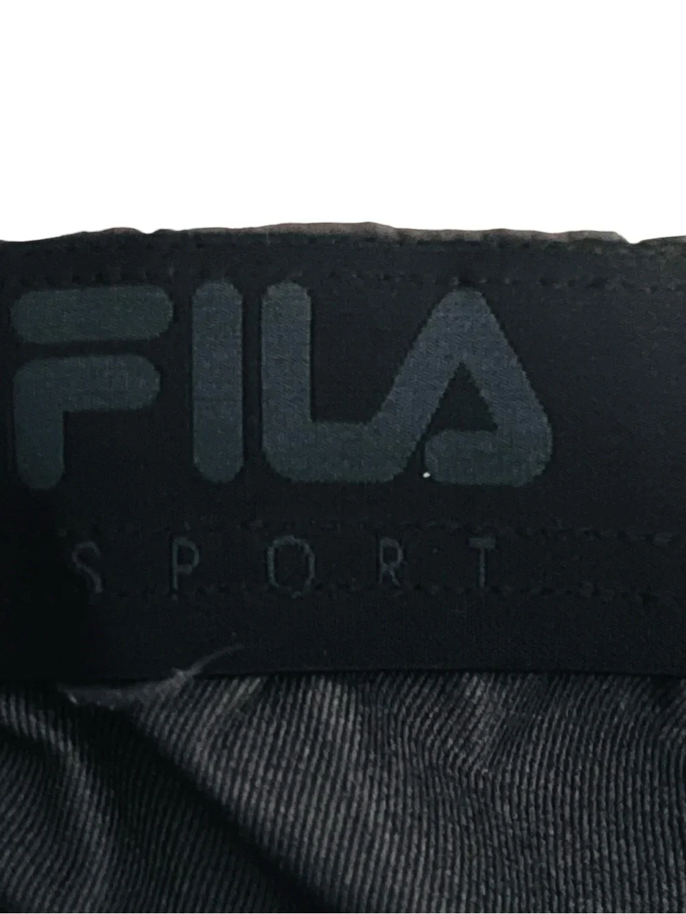 Fila Sport Activewear Men’s Pants Charcoal Nylon Pull On Drawstring Zip/Poc Sz L